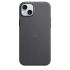 Оригинальный чехол Apple FineWoven Case with MagSafe Black для iPhone 15 Plus (MT423)