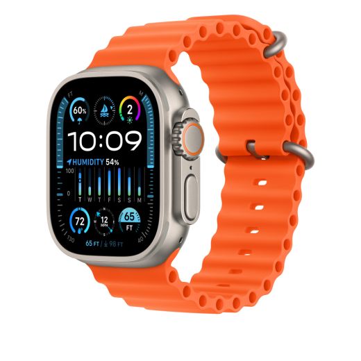 Оригинальный ремешок Apple Ocean Band Orange для Apple Watch 49мм | 45мм | 44мм (MT653)
