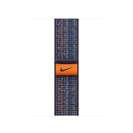 Оригинальный ремешок Apple Nike Sport Loop Game Royal/Orange для Apple Watch 41mm | 40mm (MTL23)
