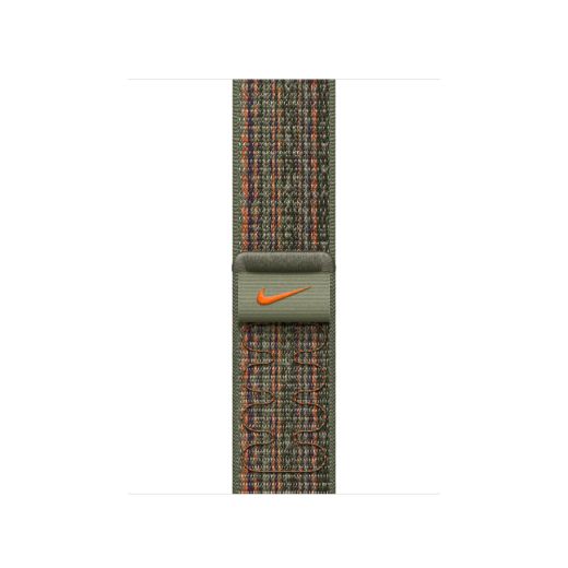 Оригінальний ремінець Apple Nike Sport Loop Sequoia/Orange для Apple Watch 41mm | 40mm (MTL33)