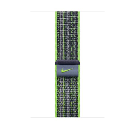 Ремешок CasePro Nike Sport Loop Bright Green/Blue для Apple Watch 49mm | 45mm | 44mm | 42mm