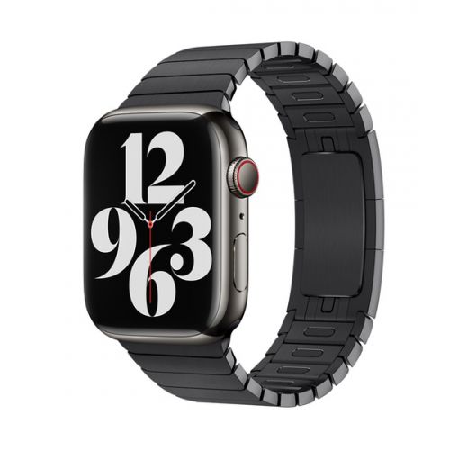 Оригинальный металлический ремешок Apple Link Bracelet Space Black для Apple Watch 45mm | 44mm | 42mm (MUHM2)