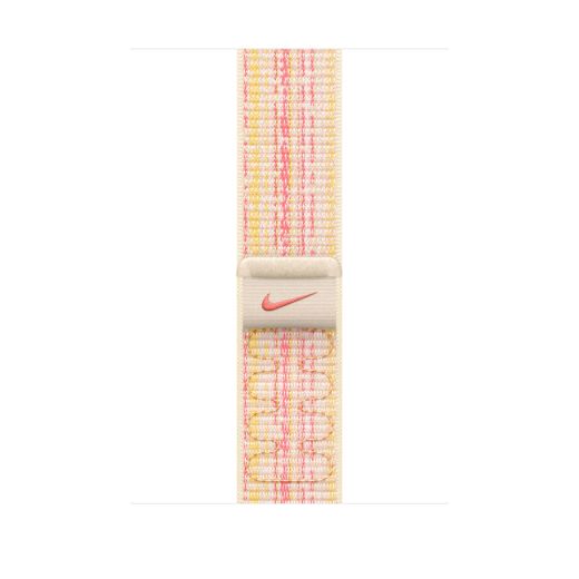 Оригинальный ремешок Apple Nike Sport Loop Starlight/Pink для Apple Watch 49mm | 45mm | 44mm | 42mm (MUJY3)