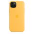 Оригинальный силиконовый чехол Apple Silicone Case with MagSafe Sunshine для iPhone 15 (MWNA3)