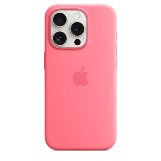 Оригінальний силіконовий чохол Apple Silicone Case with MagSafe Pink для iPhone 15 Pro Max (MWNN3)