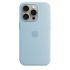 Силиконовый чехол CasePro Silicone Case with MagSafe Light Blue для iPhone 15 Pro