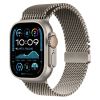 Металевий ремінець CasePro Milanese Loop Natural Titanium для Apple Watch 49мм | 46мм | 45мм | 44мм