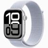 Смарт-годинник Apple Watch Series 10 GPS 46мм Silver Aluminium Case with Cloud Blue Sport Loop (MWWN3)