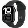 Смарт-годинник Apple Watch Series 10 GPS 42мм Jet Black Aluminium Case with Black Sport Band S/M (MWWE3)