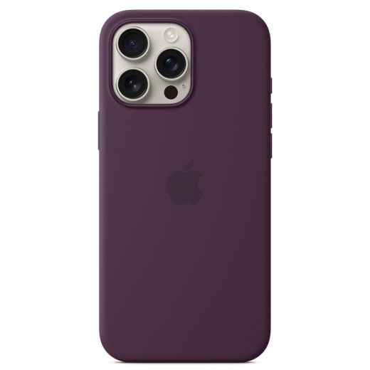 Силіконовий чохол CasePro Silicone Case with MagSafe (Camera Control) Plum для iPhone 16 Pro