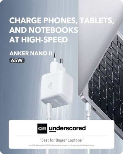 Мережевий зарядний пристрій Anker Nano II 65W White