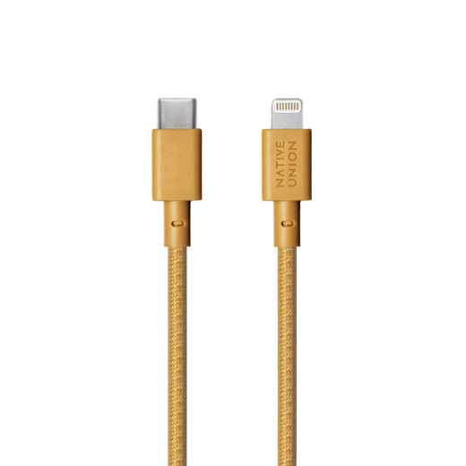 Кабель Native Union Belt Cable USB-C to Lightning Kraft (1.2 m) (BELT-CL-KFT-2-NP)