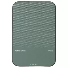 Повербанк Native Union (Re) Classic Power Bank Magnetic Qi2.1 (15W) 5000 mAh Slate Green Повербанк Native Union (Re) Classic Power Bank Magnetic Qi2.1 (15W) 5000 mAh Slate Green