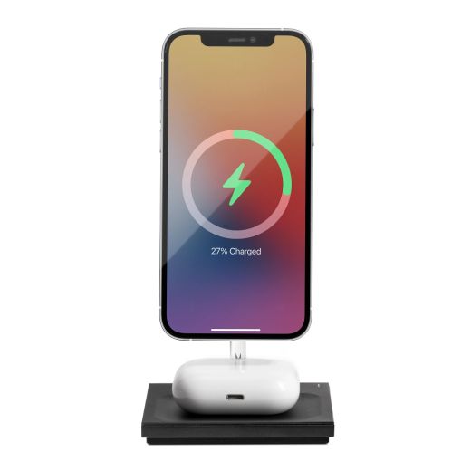 Бездротова зарядка Native Union Snap 2-in-1 Magnetic Wireless Charger Black (SNAP-2IN1-WL-BLK)