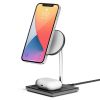 Беспроводная зарядка Native Union Snap 2-in-1 Magnetic Wireless Charger Black (SNAP-2IN1-WL-BLK)
