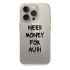 Прозорий чохол OrientalCase Need Money For AUDI Transparent для iPhone 15 Pro Max