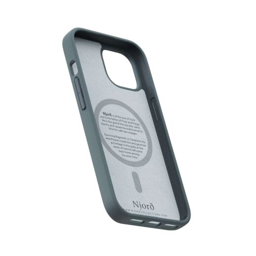 Чохол Njord Fabric MagSafe Case Dark Grey для iPhone 15 Pro Max (NA54FA09)
