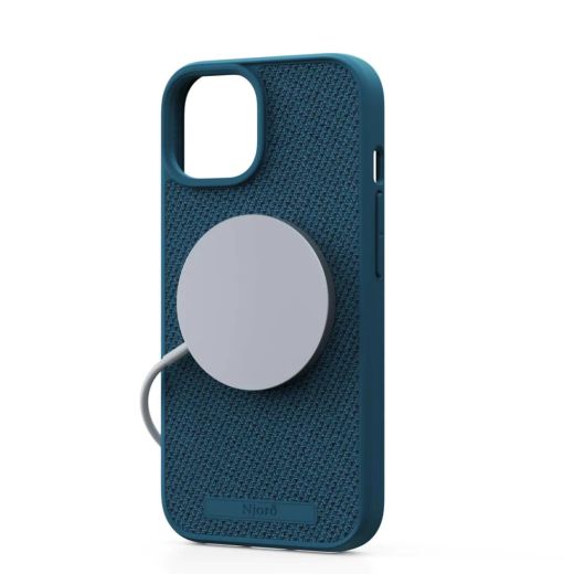 Чехол Njord Fabric MagSafe Case Deep Sea для iPhone 15 Pro (NA53FA01)
