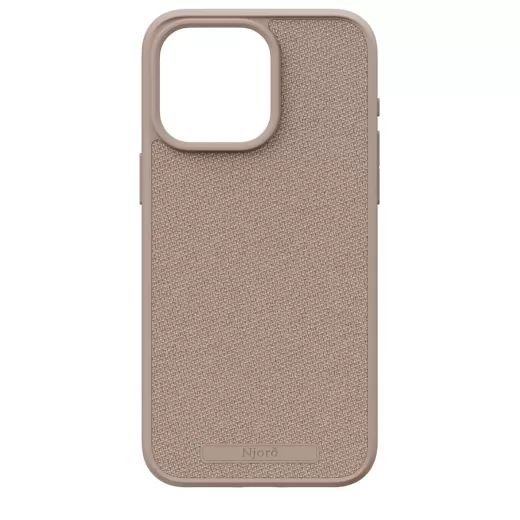 Чехол Njord Fabric MagSafe Case Pink Sand для iPhone 15 Pro (NA53FA12)