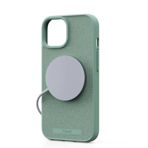 Чохол Njord Fabric MagSafe Case Turquoise для iPhone 15 Pro (NA53FA13)
