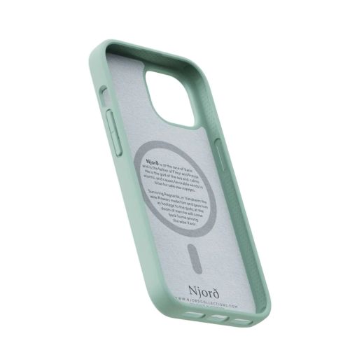 Чехол Njord Fabric MagSafe Case Turquoise для iPhone 15 Pro Max (NA54FA13)