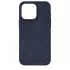 Шкіряний чохол Njord Salmon Leather MagSafe Case Petrol Blue для iPhone 15 Pro Max (NA54SL01)