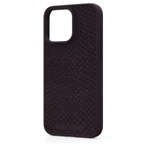 Шкіряний чохол Njord Salmon Leather MagSafe Case Rust для iPhone 15 Pro Max (NA54SL03)