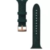 Шкіряний ремінець Njord Salmon Leather Strap Dark Green для Apple Watch 49мм | 45мм | 44мм (SL14122)