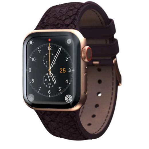 Шкіряний ремінець Njord Salmon Leather Strap Rust для Apple Watch 49мм | 45мм | 44мм (SL14123)