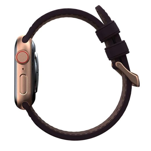 Шкіряний ремінець Njord Salmon Leather Strap Rust для Apple Watch 49мм | 45мм | 44мм (SL14123)