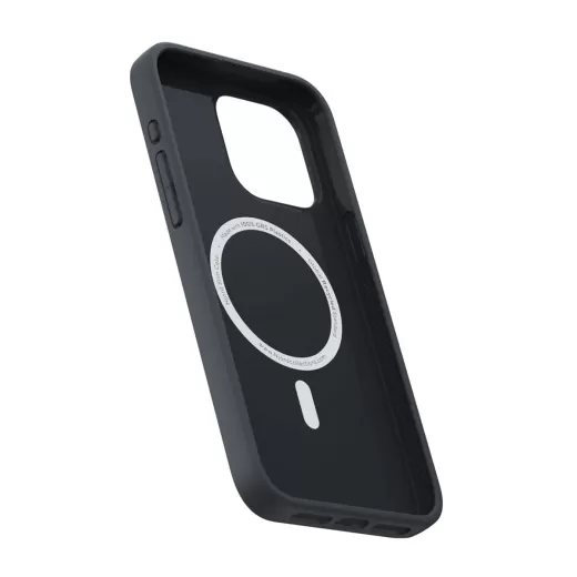 Чохол Njord Suede MagSafe Case Black для iPhone 15 Pro Max (NA54SU00)
