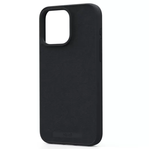 Чехол Njord Suede MagSafe Case Black для iPhone 15 Pro (NA53SU00)
