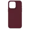 Чехол Njord Suede MagSafe Case Crimson Red для iPhone 15 Pro (NA53SU11)