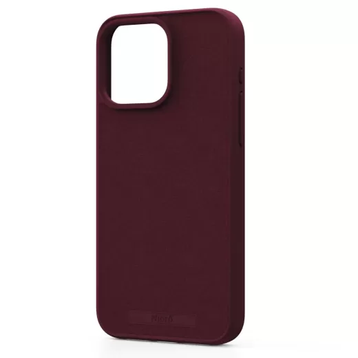 Чехол Njord Suede MagSafe Case Crimson Red для iPhone 15 Pro Max (NA54SU11)