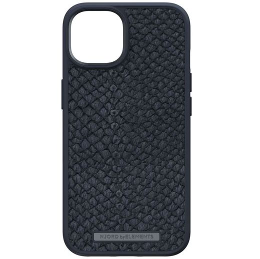Чохол Njord Salmon Leather Case Black with Magsafe для iPhone 14 (NA41SL00)