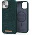 Чохол Njord Salmon Leather Case Dark Green with Magsafe для iPhone 14 Plus (NA42SL02)