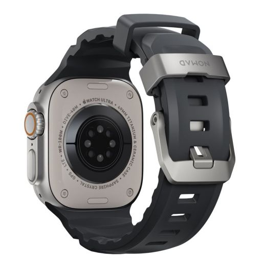 Ремінець Nomad Rocky Point Band Storm / Natural Hardware для Apple Watch 49мм | 46мм | 45мм | 44мм (NM013596858)