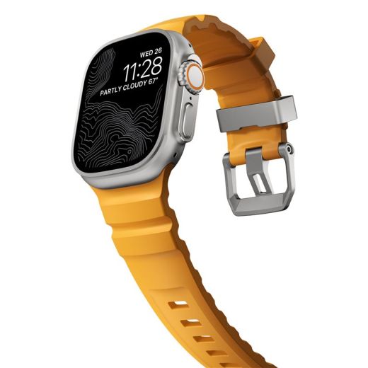 Ремінець Nomad Rocky Point Band Sol / Natural Hardware для Apple Watch 49мм | 46мм | 45мм | 44мм (NM013602858)