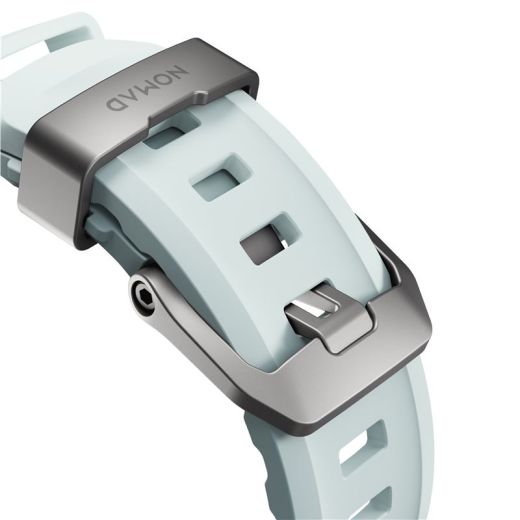 Ремінець Nomad Rocky Point Band Icy Blue Glow / Natural Hardware для Apple Watch 49мм | 46мм | 45мм | 44мм (NM014452858)