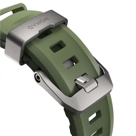 Ремінець Nomad Rocky Point Band Forest / Natural Hardware для Apple Watch 49мм | 46мм | 45мм | 44мм (NM014841858)