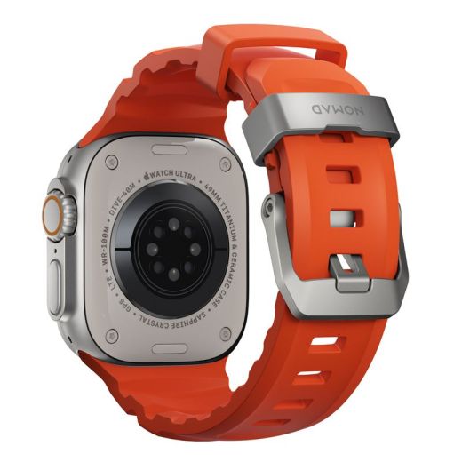 Ремешок Nomad Rocky Point Band Magma / Natural Hardware для Apple Watch 49мм | 46мм | 45мм | 44мм (NM014872858)
