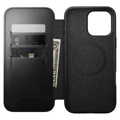 Шкіряний чохол-книжка Nomad Modern Leather Case Folio Back Horween для iPhone 16 Pro Max (NM01672685)