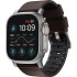 Шкіряний ремінець Nomad Active Band Pro Classic Brown Leather / Silver Hardware (NM1A4MSNW0) для Apple Watch 49мм | 45мм | 44мм Шкіряний ремінець Nomad Active Band Pro Classic Brown Leather / Silver Hardware (NM1A4MSNW0) для Apple Watch 49мм | 45мм | 44мм