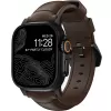 Шкіряний ремінець Nomad Traditional Band Rustic Brown Leather / Black Hardware (NM1A4RBT00) для Apple Watch 49мм | 45мм | 44мм