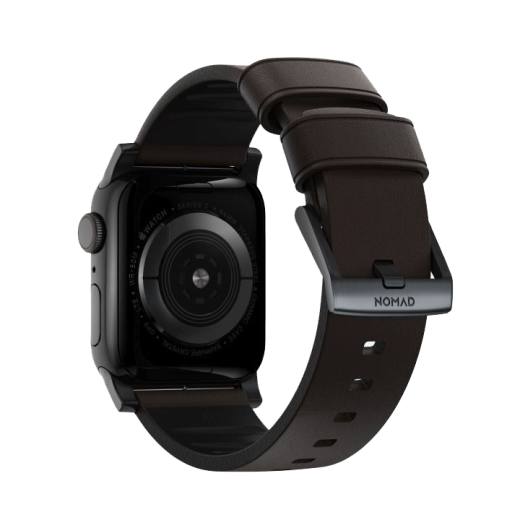 Кожаный ремешок  Nomad Active Band Pro Classic Brown Leather / Black Hardware для Apple Watch 49мм | 45мм | 44мм