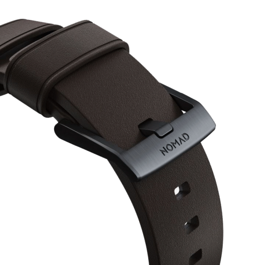 Шкіряний ремінець Nomad Active Band Pro Classic Brown Leather / Black Hardware для Apple Watch 49мм | 45мм | 44мм