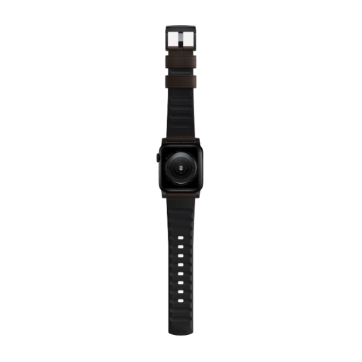 Шкіряний ремінець Nomad Active Band Pro Classic Brown Leather / Black Hardware для Apple Watch 41mm | 40mm
