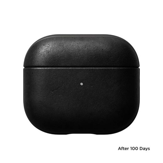 Кожаный чехол Nomad Modern Leather Black для AirPods 3