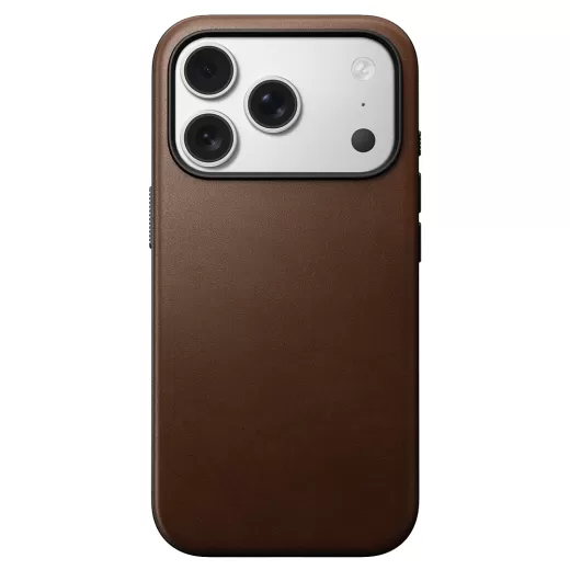 Шкіряний чохол Nomad Modern Leather Case Brown для iPhone 17 Pro (NM014322858)