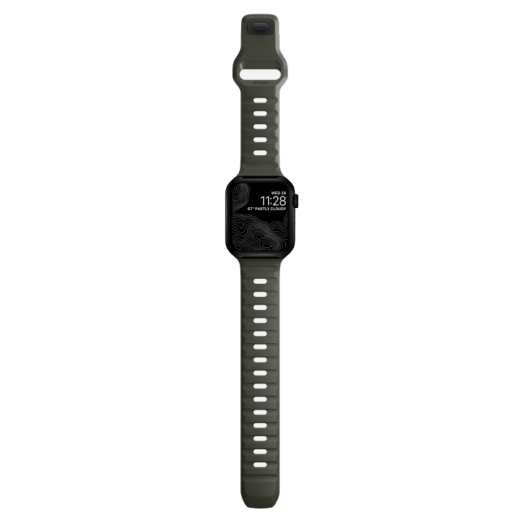 Силиконовый ремешок Nomad Sport Band Ash Green для Apple Watch 41mm | 40mm